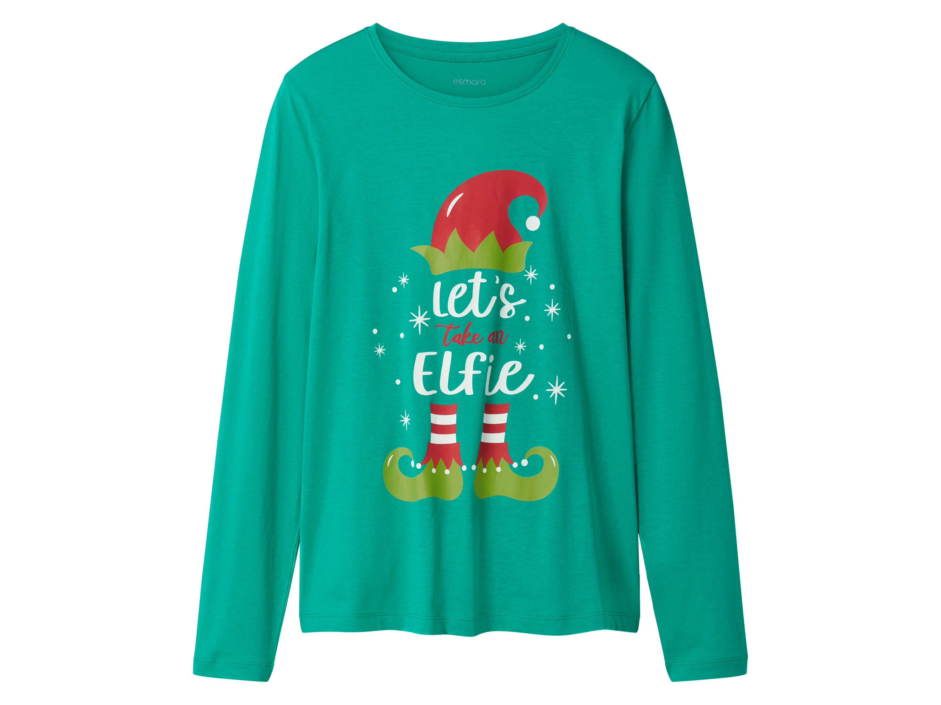 Thumbnail - esmara® Damen Pyjama (grün/rot, XS(32/34))