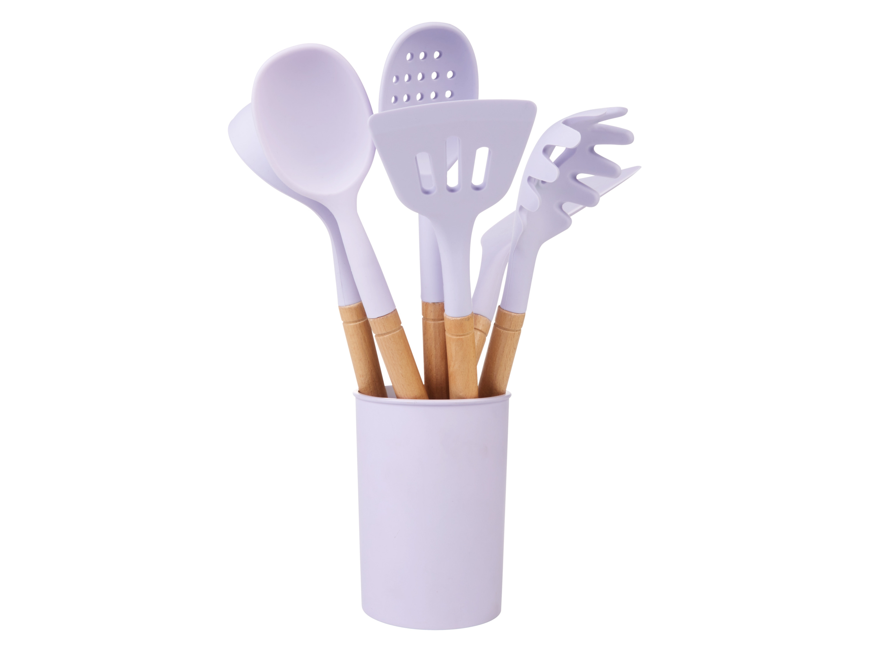 LIVARNO home Küchenhelfer Set (Lila)““ | Abseihlöffel