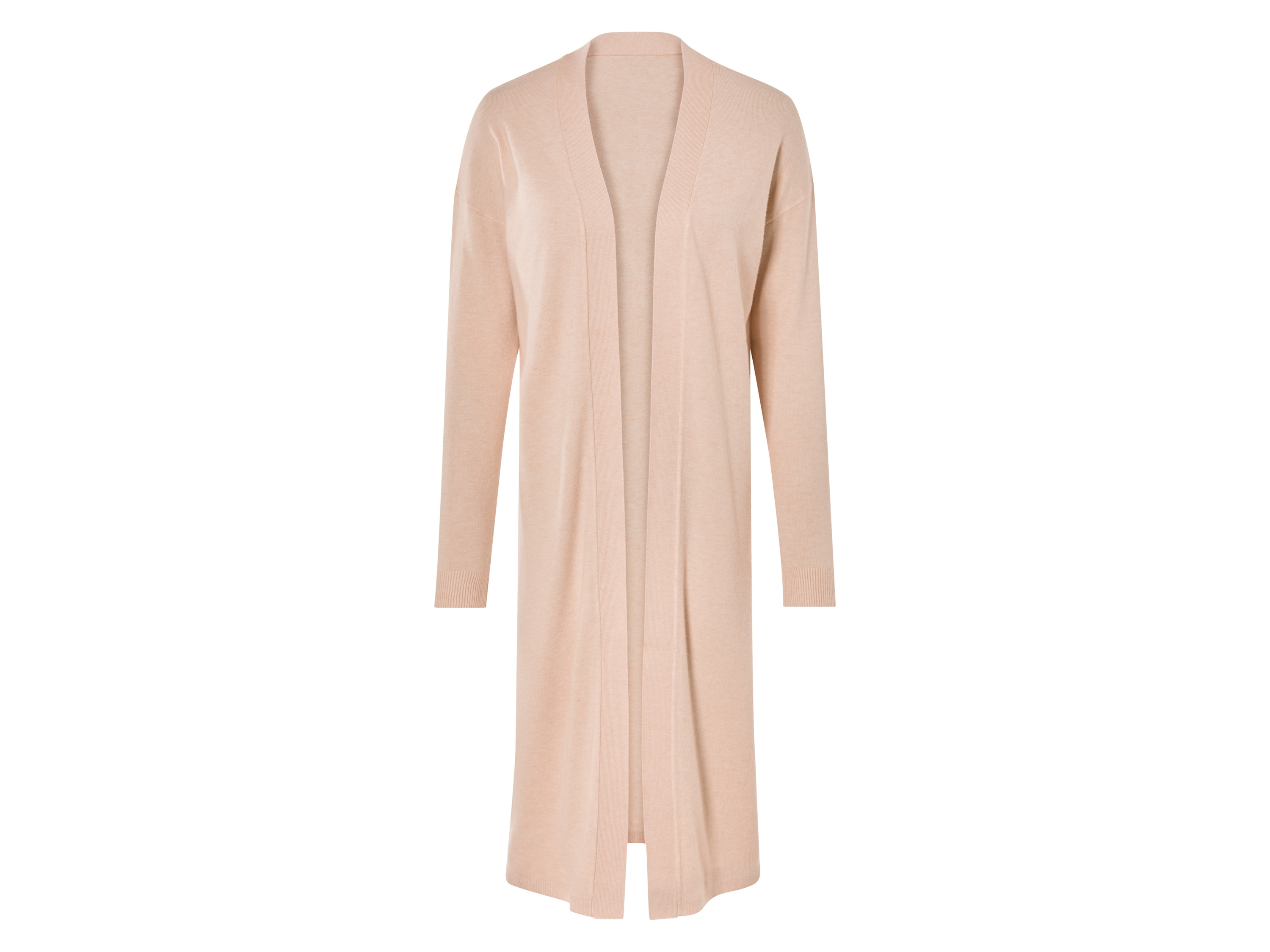 esmara® Damen Cardigan (Rose, L(44/46))““ | schwarz Muster: – Detail: Bündchen an Ärmeln und Saum Schnitt: leger Ausschnitt: – Kragenform: – Material: Viskose Lenzing™ Ecovero Polyester recycelt, 20 % Polyamid Pflegehinweis: waschen bei max. 40 °C Pflegeleicht nicht bleichen nicht im Wäschetrockner trocknen nicht bügeln nicht trockenreinigen Größe: Xs32/34 – L44/46 Meine Lidl-Größe – so einfach gehts Deine Größe findest du in der Lidl-Größentabelle . Oeko-Tex® Standard 100 Geprüft auf Schadstoffe Zertifizierungsnummer: 2024Ok1005 Aitex Standard 100 by Oeko-Tex® ist die weltweit bekannteste, unabhängige Zertifizierung schadstoffgeprüfter Textil- und Lederprodukte aller Art – vom Garn und den Stoffen bis hin zum gebrauchsfertigen Artikel. Das Label bestätigt