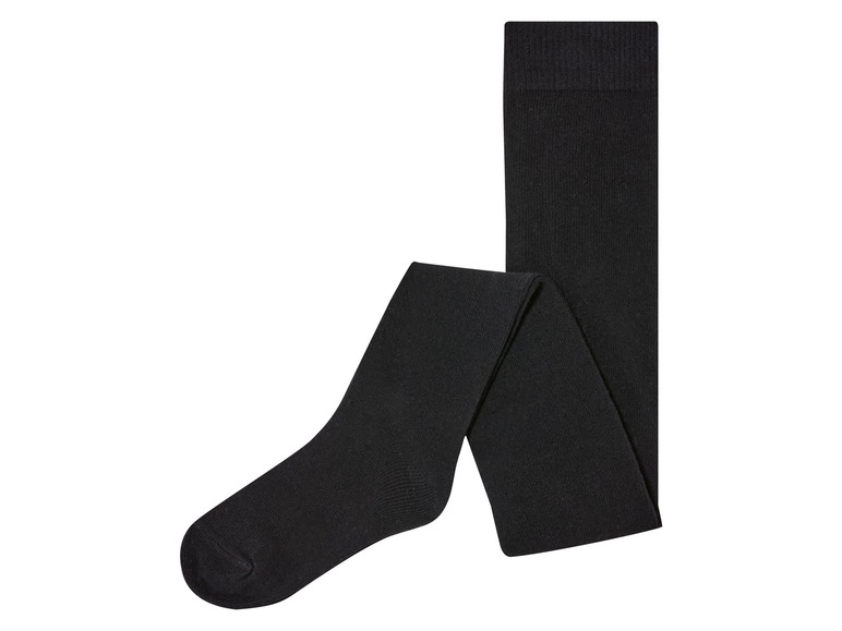 Ein Paar schwarze Strumpfhosen.
