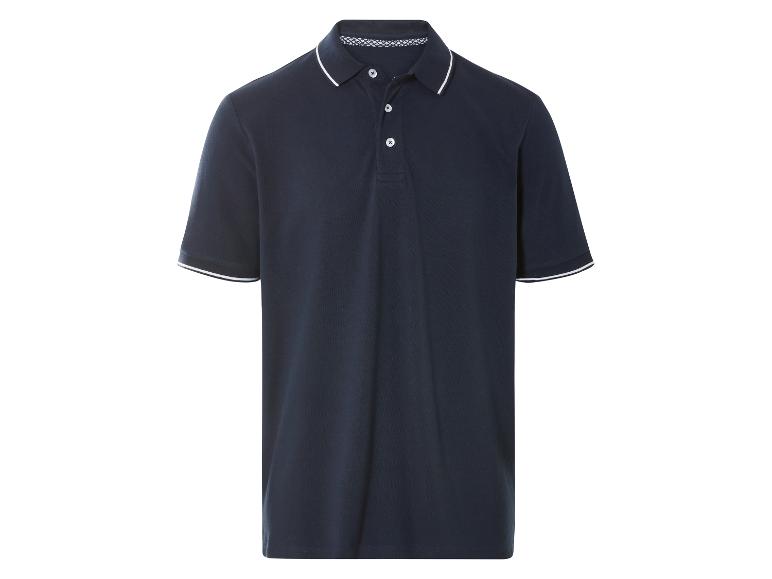 Herren Poloshirt, Regular Fit, mit Kontraststreifen