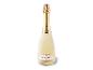 Flasche Sekt Moscato Dolce mit Goldfolie am Hals.