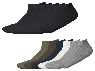 esmara Men Herren Sneakersocken, 5 Paar