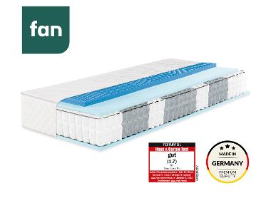 f.a.n. - 7-Zonen-Boxspring-Matratze, integrierte Thermogel-Auflage