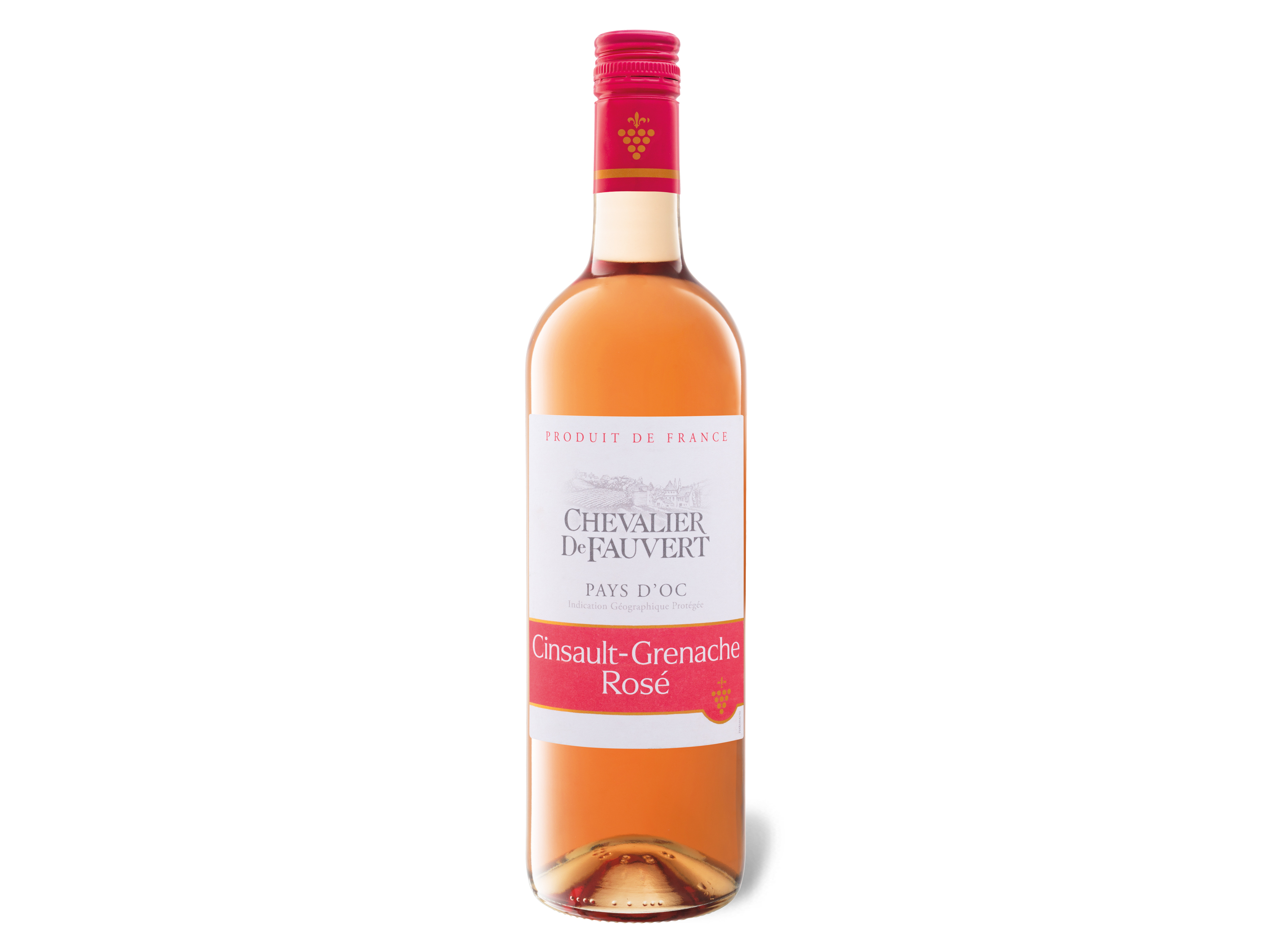 Chevalier de Fauvert Cinsault-Grenache Pays d%27Oc IGP trocken, Roséwein 2020 Wein & Spirituosen Lidl DE