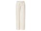 Beige weite Jogginghose mit Kordelzug in der Taille.