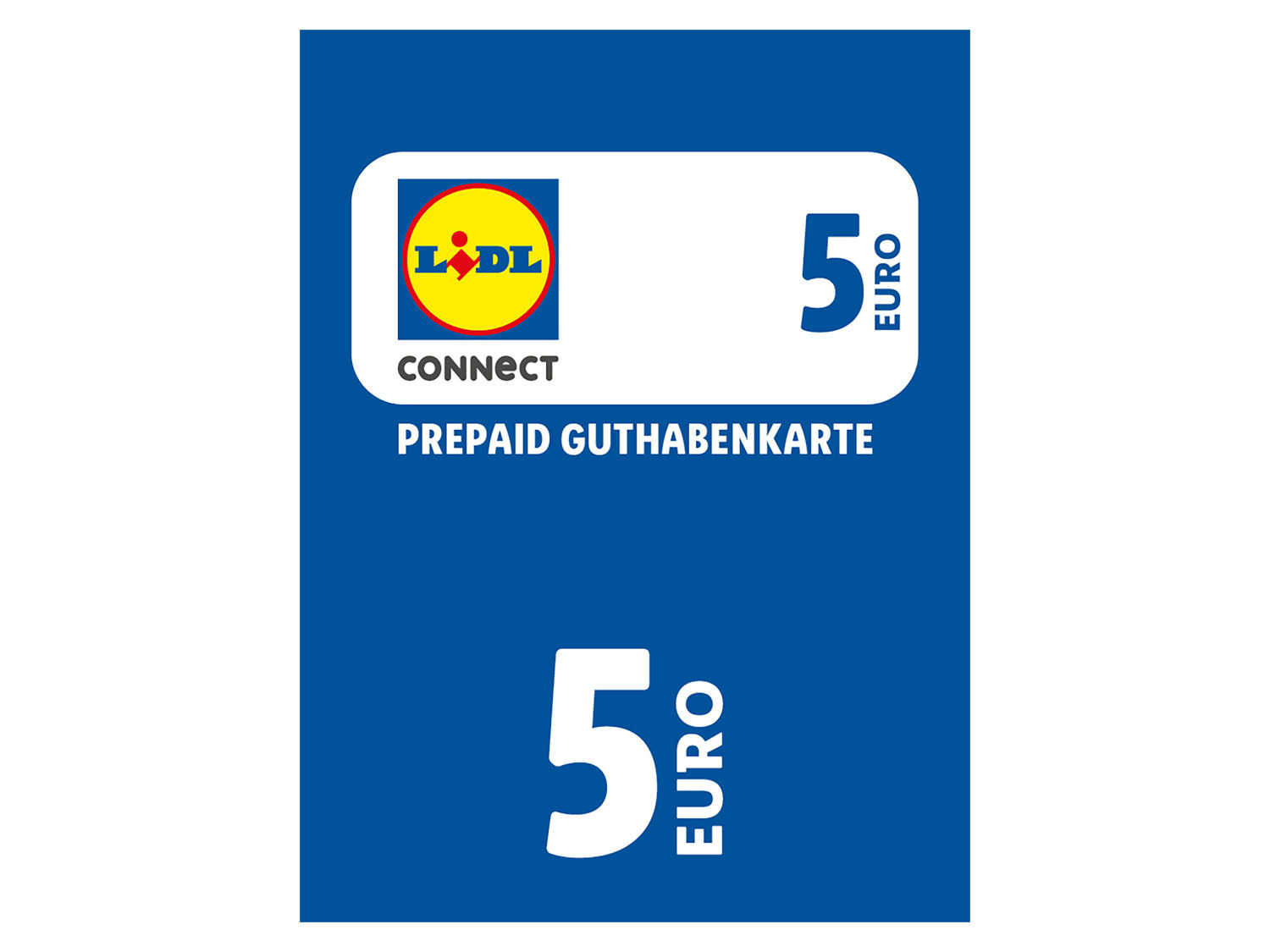 5€ Connect Guthabenkarte über Lidl