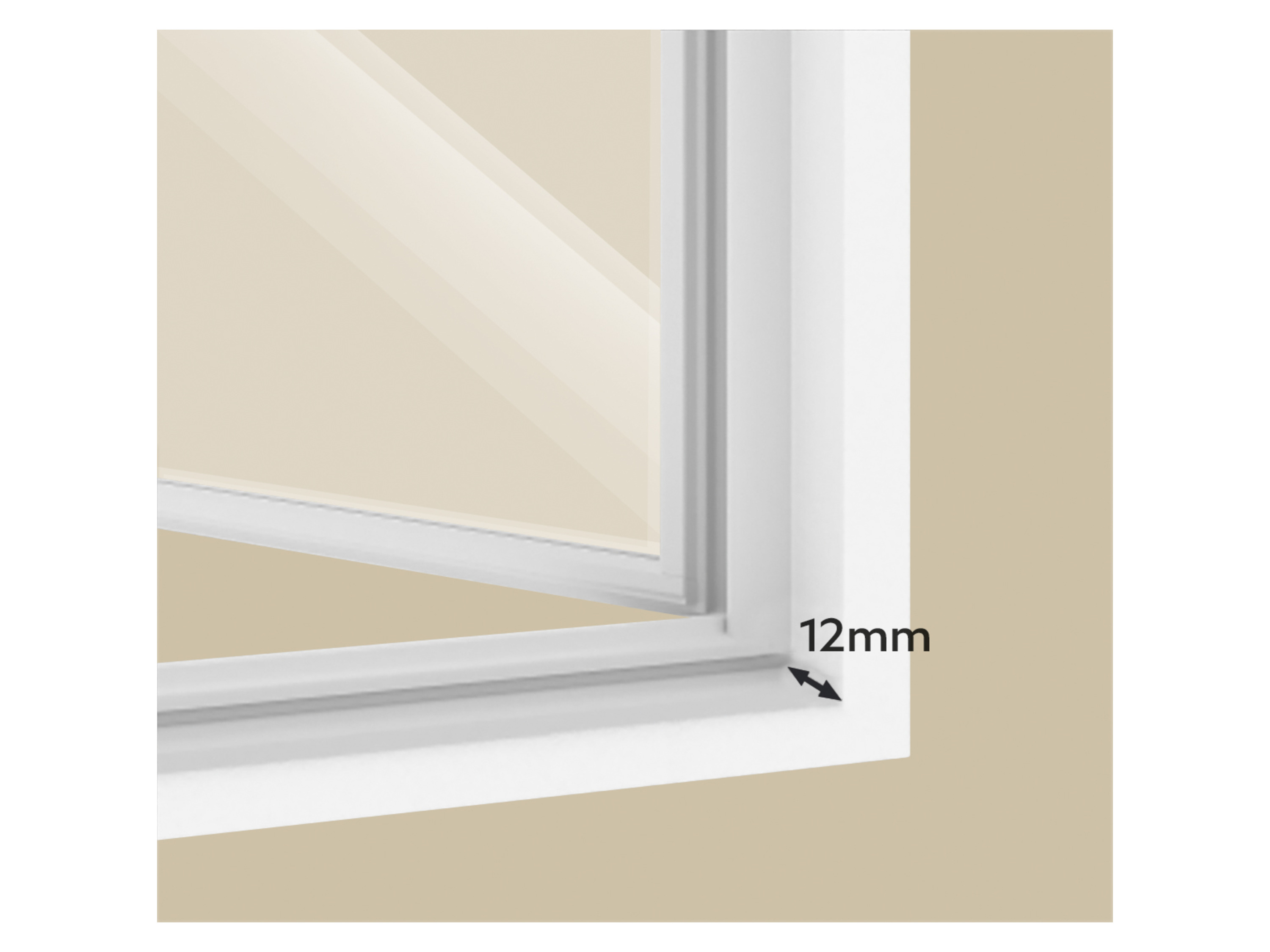 Thumbnail - LIVARNO® Insektenschutz für Fenster, 100 x 120 cm (Weiß)