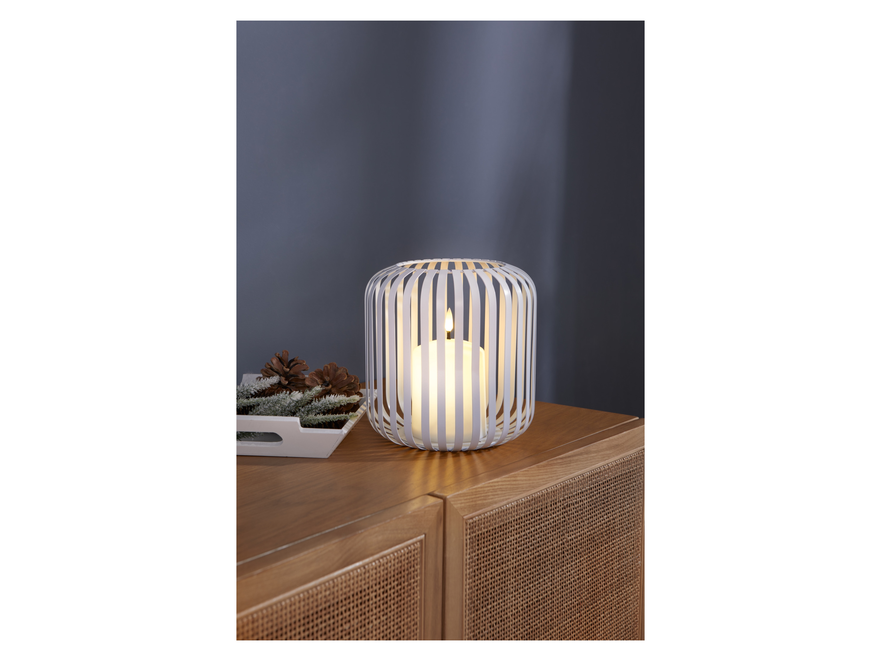 Thumbnail - LIVARNO home Kerzenlaterne LED (Rund)