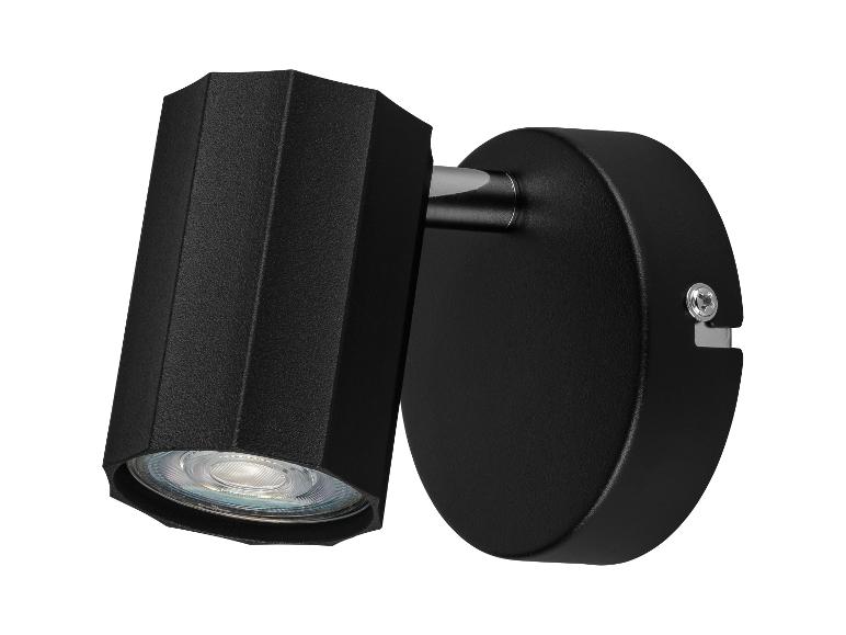 Moderne schwarze Wandleuchte.