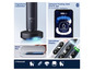Eine Oral-B iO elektrische Zahnbürste mit Ladestation, Reiseetui und einer App zum Verfolgen der Putzroutine.