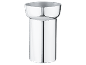 Silberner Metall-Zahnbürstenhalter oder Badezimmeraccessoire