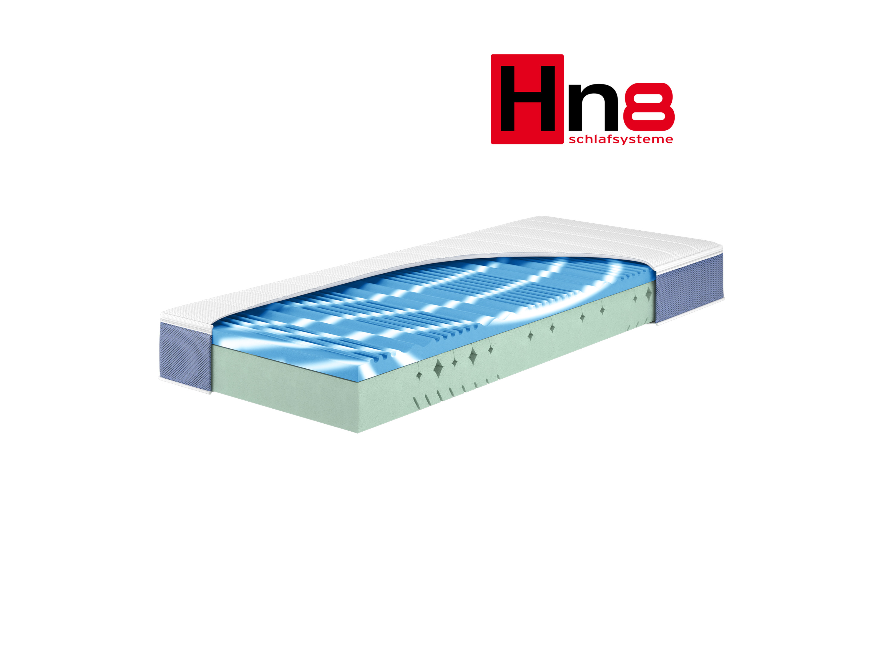 HN8 SCHLAFSYSTEME Geltouch-Topper (H2, 120 X 200 CM)