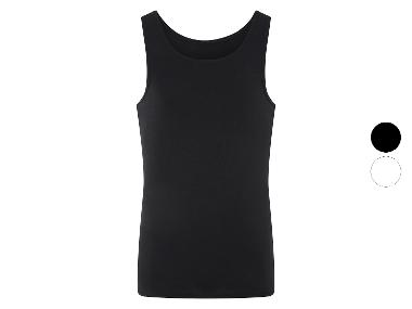 LIVERGY® Herren Feinripp-Achselhemd, aus reiner Baumwolle