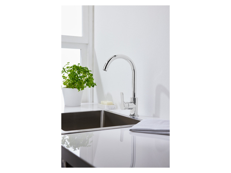 Gehe zu Vollbildansicht: LIVARNO home Küchenarmatur, mit Eco-Click-Wassersparfunktion - Bild 8