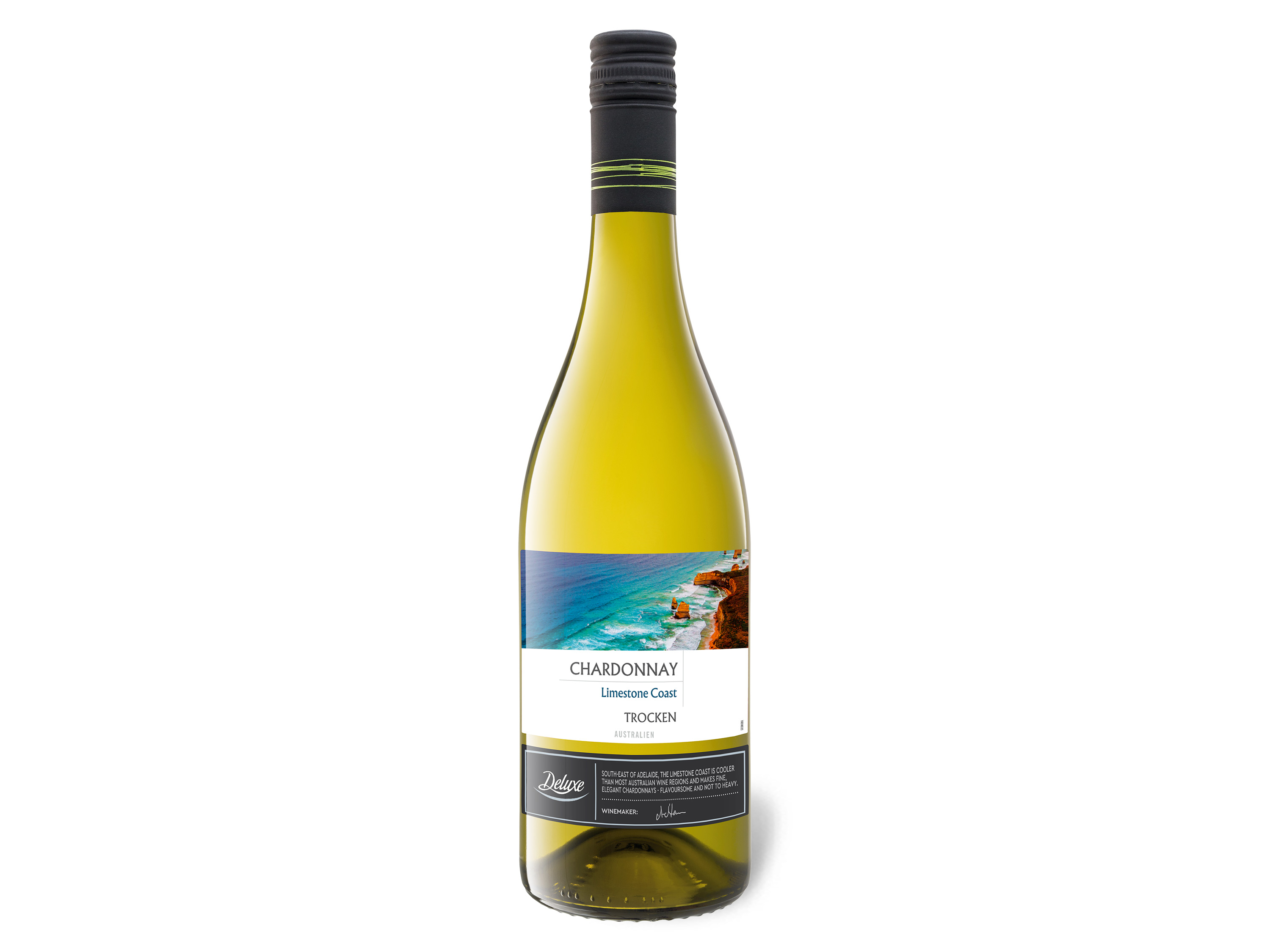 Deluxe Chardonnay Limestone Coast trocken, Weißwein 2022 Wein & Spirituosen Lidl DE