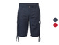 Blaue Cargo-Shorts mit Kordelzug