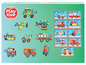Spielzeug von Playtive mit verschiedenen Fahrzeugen wie Autos, Flugzeugen und Booten.