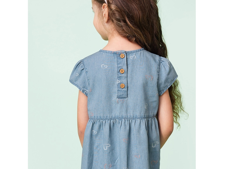 Gehe zu Vollbildansicht: lupilu® Kleinkind Denim Kleid aus reiner Baumwolle - Bild 8