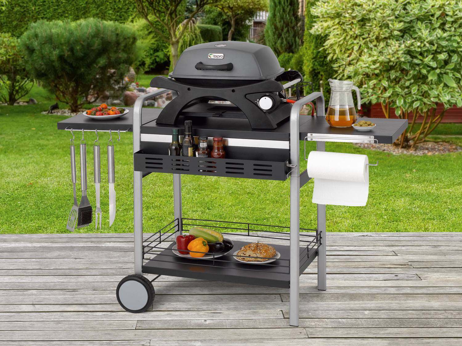 tepro Universal BBQ-Tisch, aus Stahl | LIDL