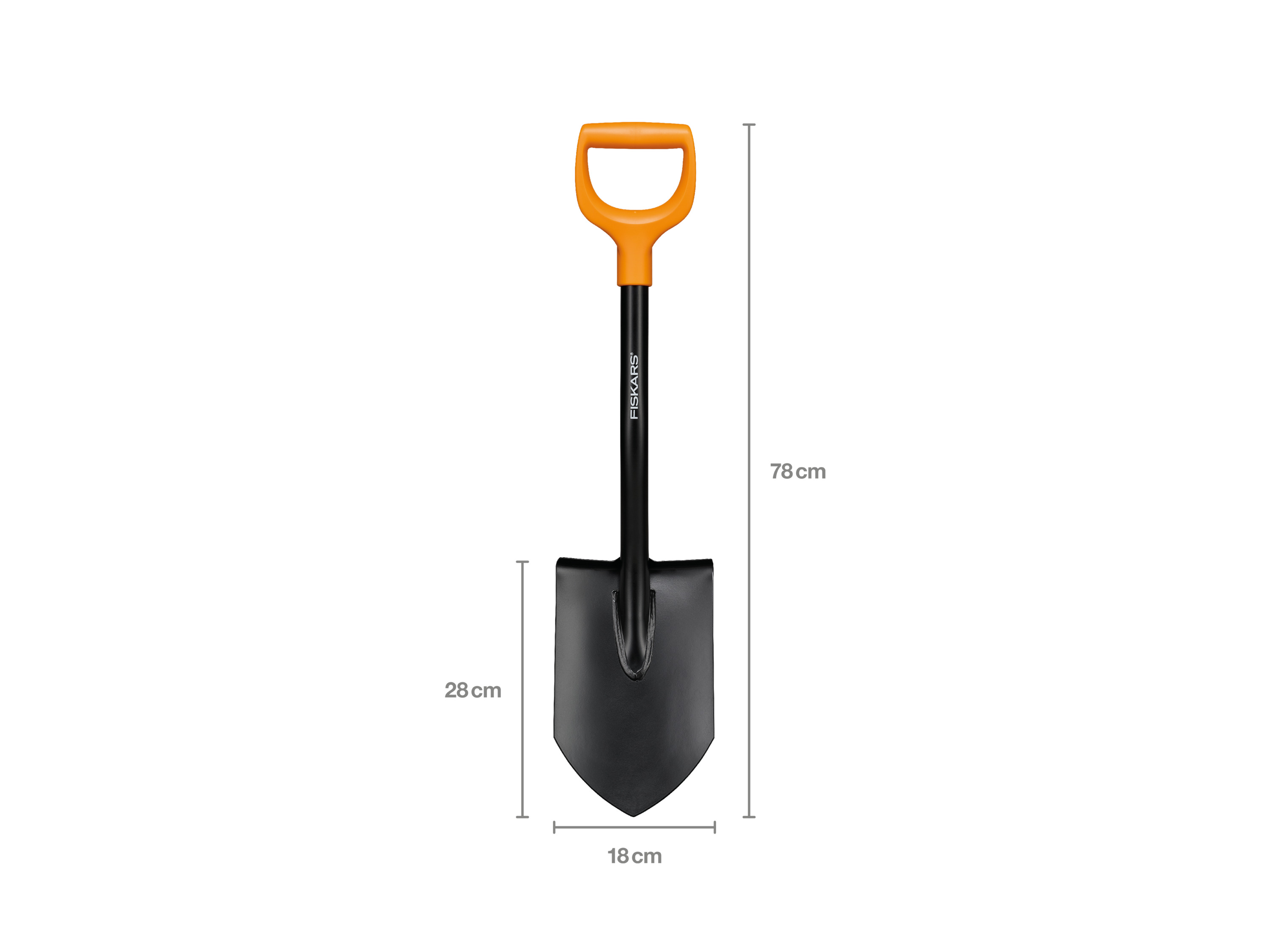 Fiskars Spaten 1066715 Spaten Arbeitsbreite 180 mm D-Griff, D-Griff – Bild 4 von 4