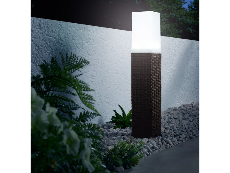Gehe zu Vollbildansicht: LIVARNO home LED Solarleuchte, aus Rattan - Bild 11