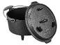 Gusseisen Dutch Oven mit Deckel und Henkel, Schriftzug «GRILL MEISTER»