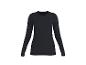 Dunkelblaues Damen-Langarmshirt mit Rundhalsausschnitt