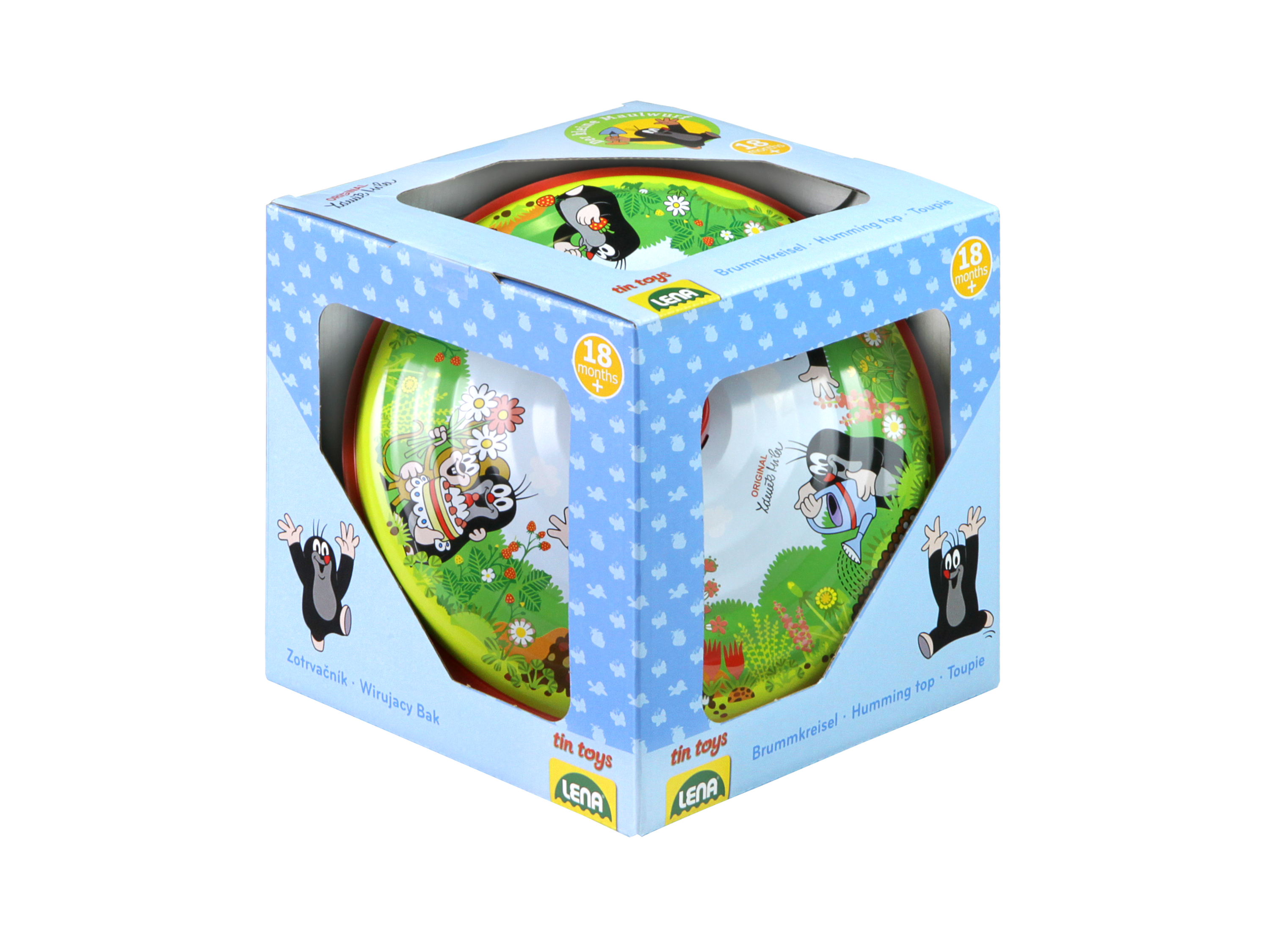 Thumbnail - LENA Brummkreisel 19 cm Der kleine Maulwurf, Schaukarton