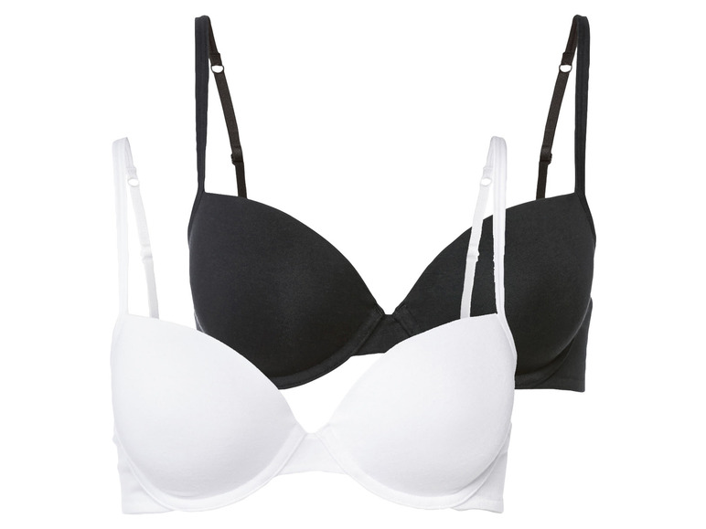 Gehe zu Vollbildansicht: esmara® Damen Bügel BHs, 2 Stück, mit gepaddeten Cups - Bild 8