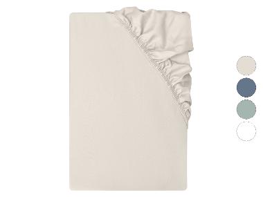 LIVARNO® Satin-Spannbettlaken, 90-100 x 200 cm
