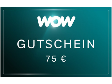 WOW Streaming Guthabenkarte 75€