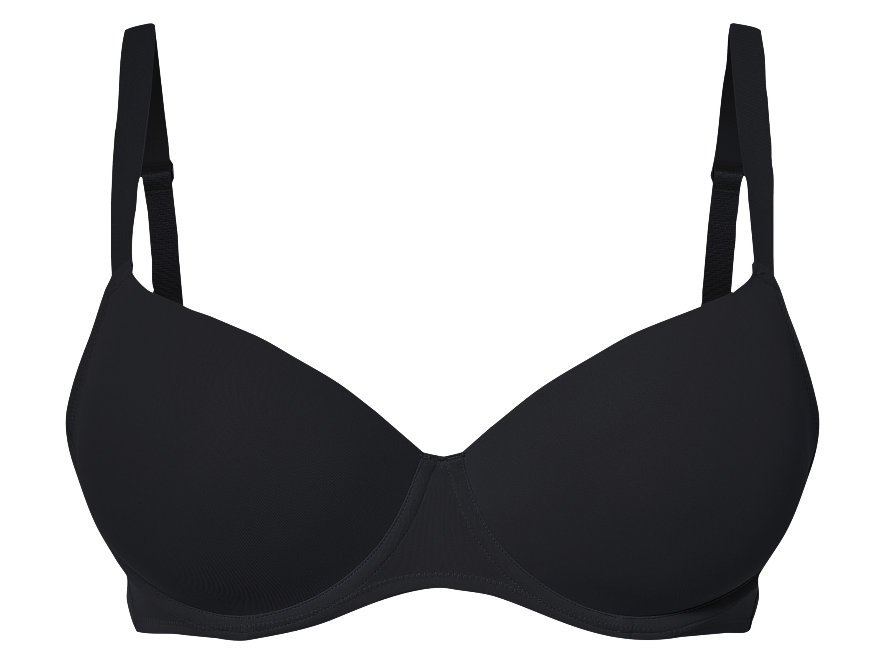 Thumbnail - esmara® Damen BH,  2er (schwarz/beige, 85D)