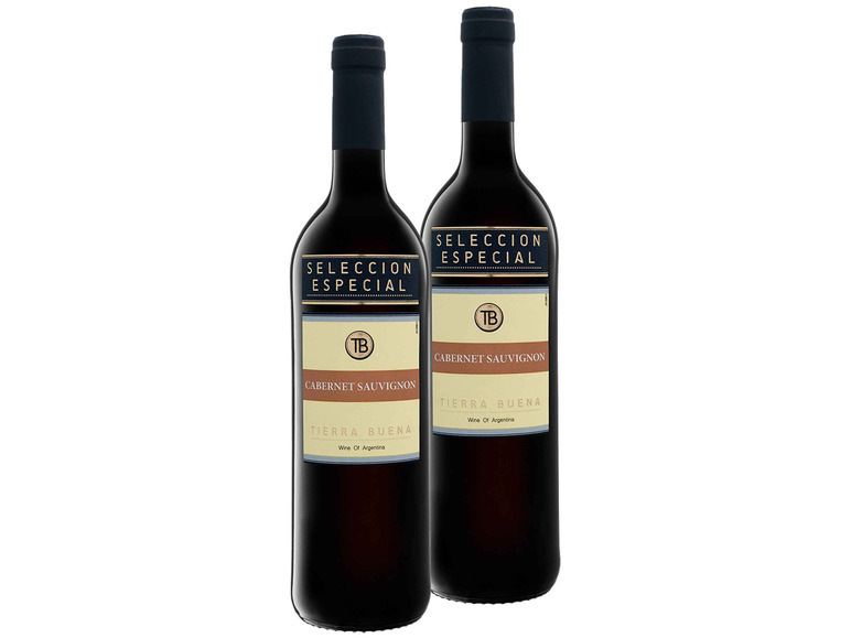 Gehe zu Vollbildansicht: 2er Weinpaket Tierra Buena Cabernet Sauvignon trocken, Rotwein - Bild 1