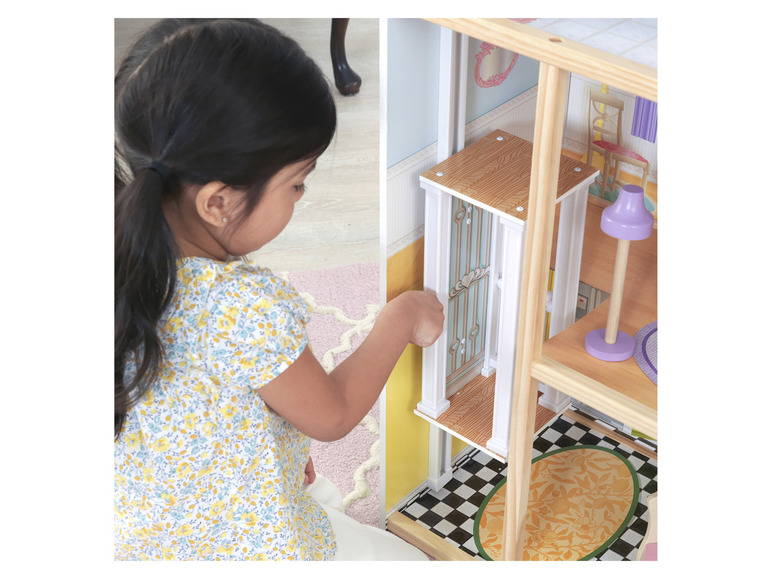 Gehe zu Vollbildansicht: KidKraft Puppenhaus »Kaylee«, 1,2 m, aus Holz, mit Aufzug - Bild 18