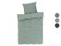Bettwäsche: Laken, Kissenbezug, Bettdeckenbezug, Grüntöne
