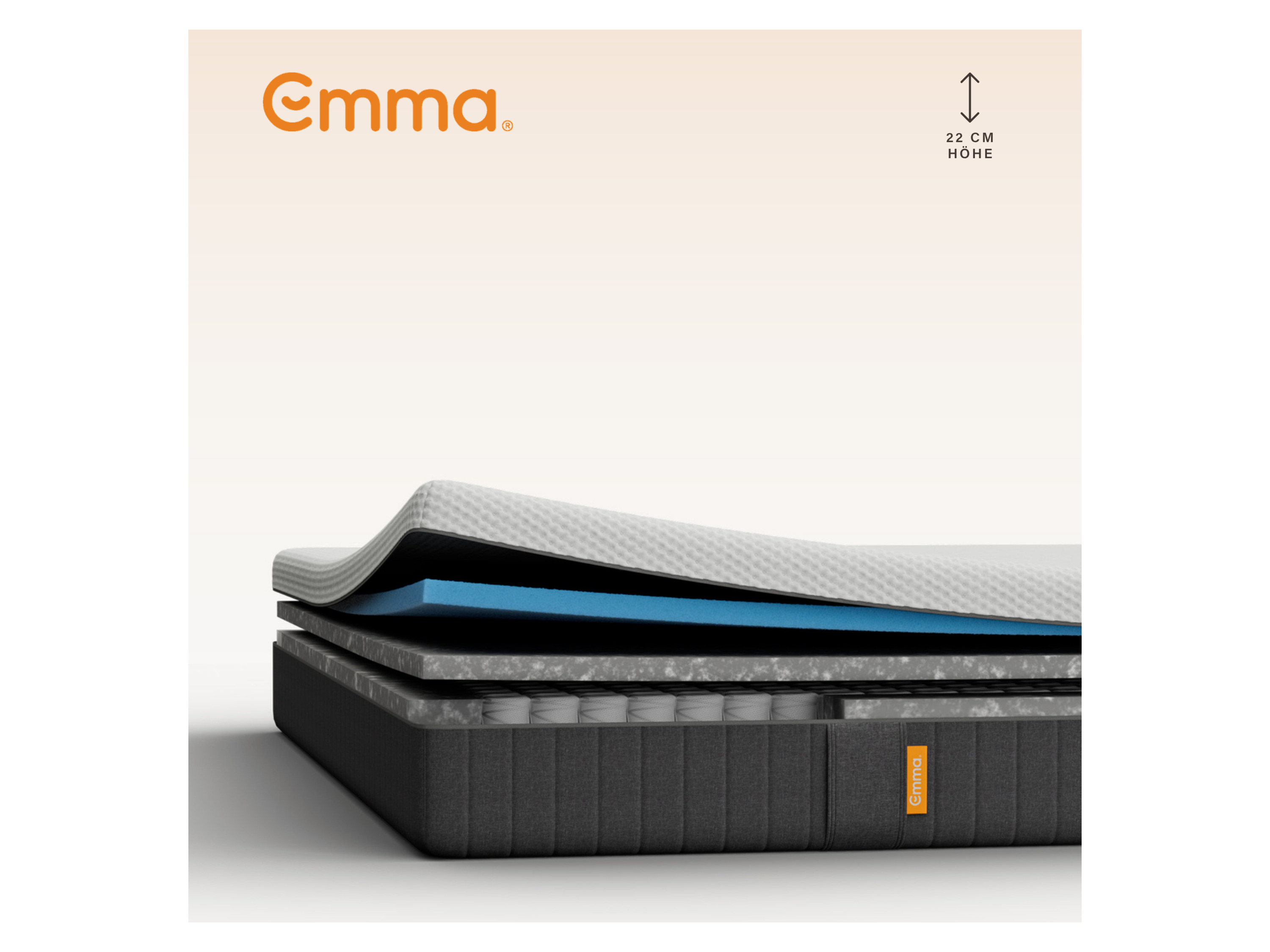 Emma Original Lite Matratze 22cm (80 x 200 cm) – Bild 4 von 4