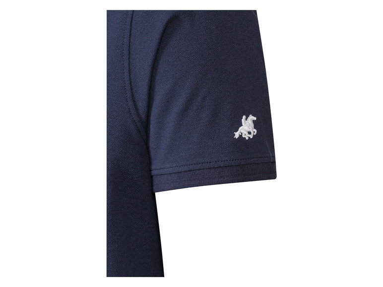 Gehe zu Vollbildansicht: LIVERGY® x Grand Polo Herren Poloshirt, Slim Fit, in Pikee-Qualität - Bild 20