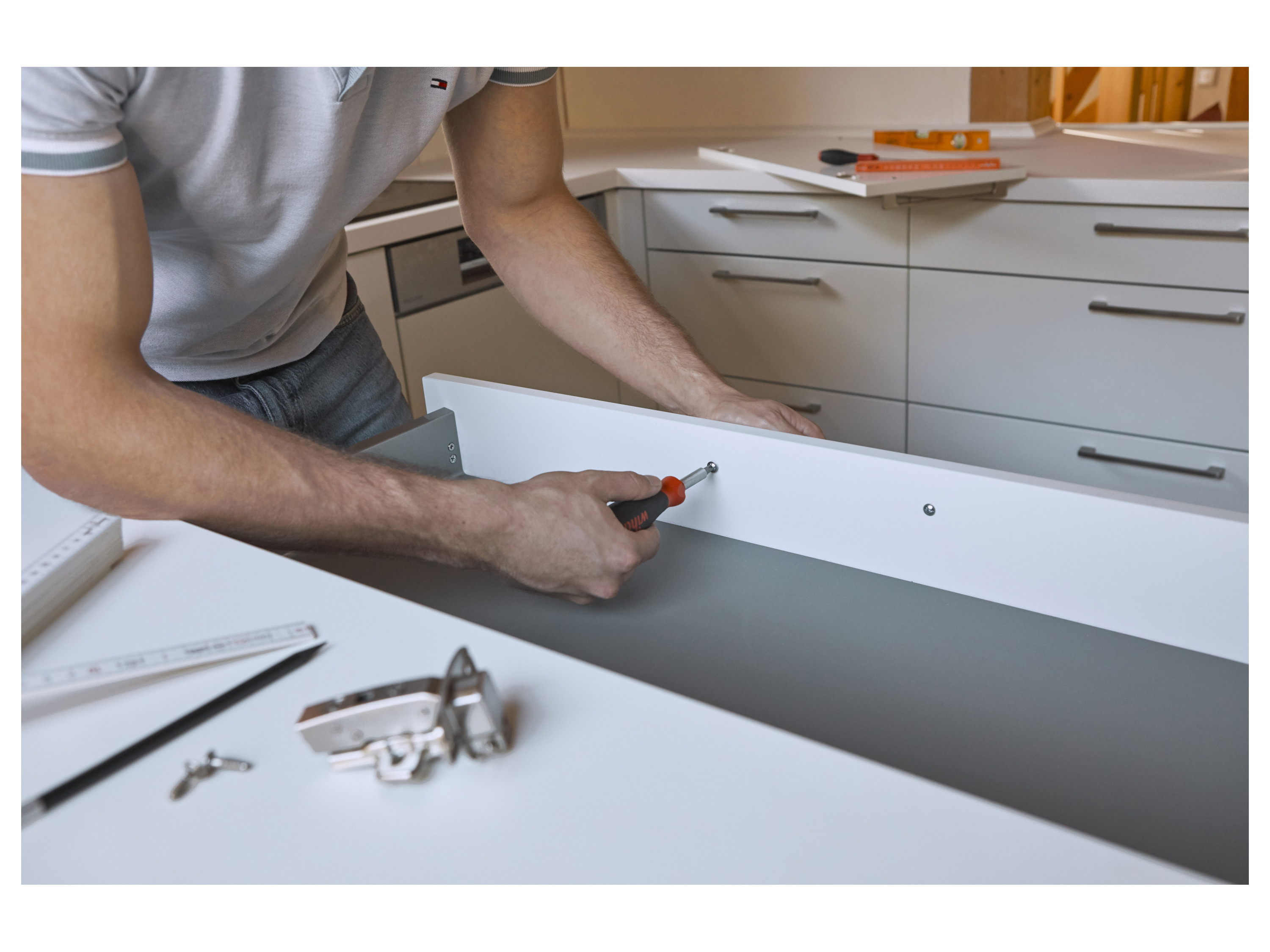 WIHA Schraubendreher mit Bit Magazin »PocketMax®«, magnetisch gemischt mit 8 Bits, 1/4" – Bild 3 von 4