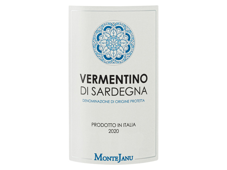 Gehe zu Vollbildansicht: Montejanu Vermentino di Sardegna DOP trocken, Weißwein 2020 - Bild 2