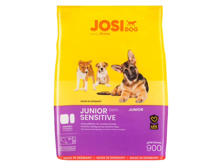 Gehe zu Vollbildansicht: JosiDog Hundetrockennahrung Junior Sensitive, 3 x 900 g - Bild 2