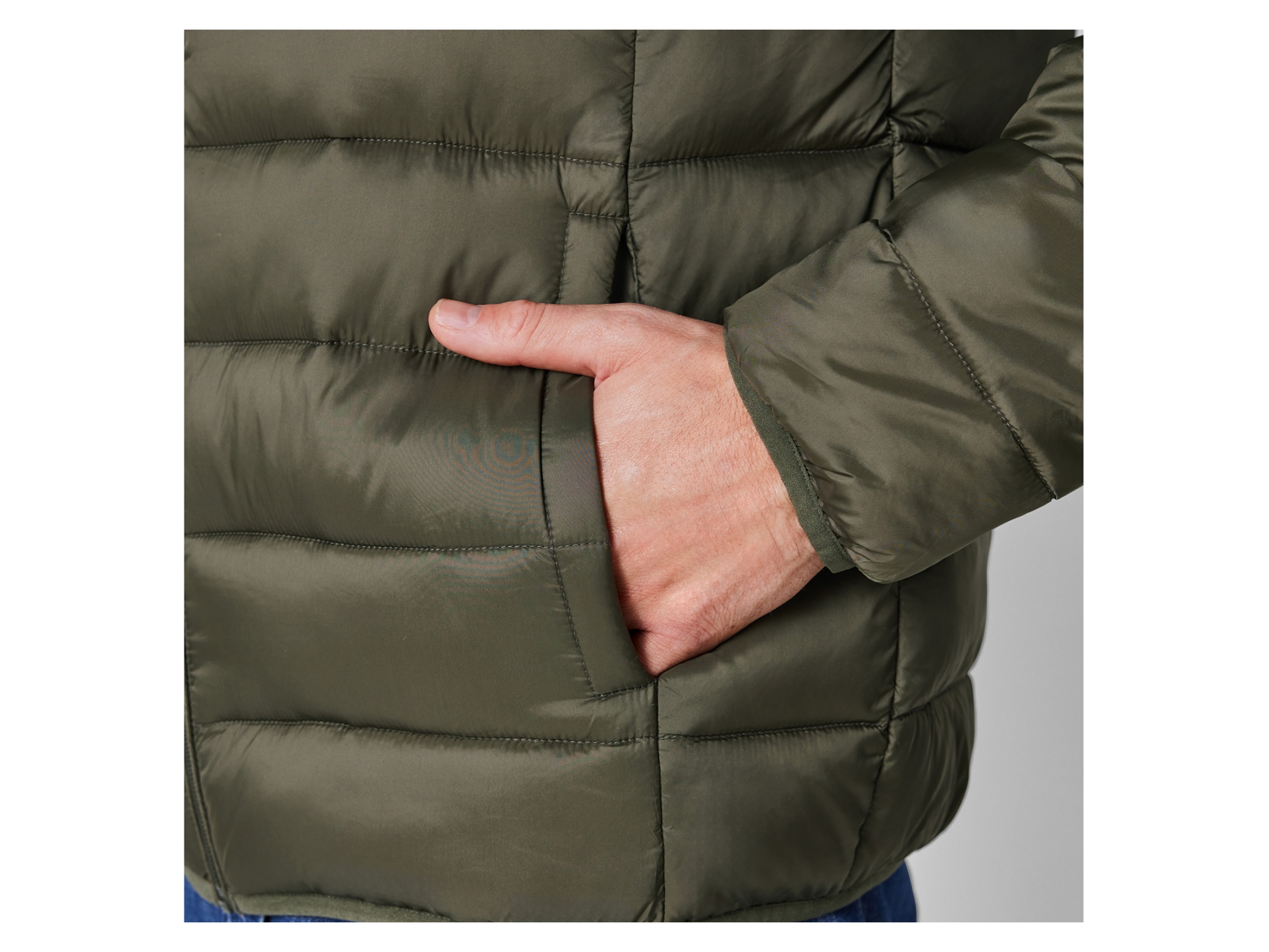 Thumbnail - esmara Men Herren Lightweight-Jacke, wasserabweisend (Olive, XL (56/58))