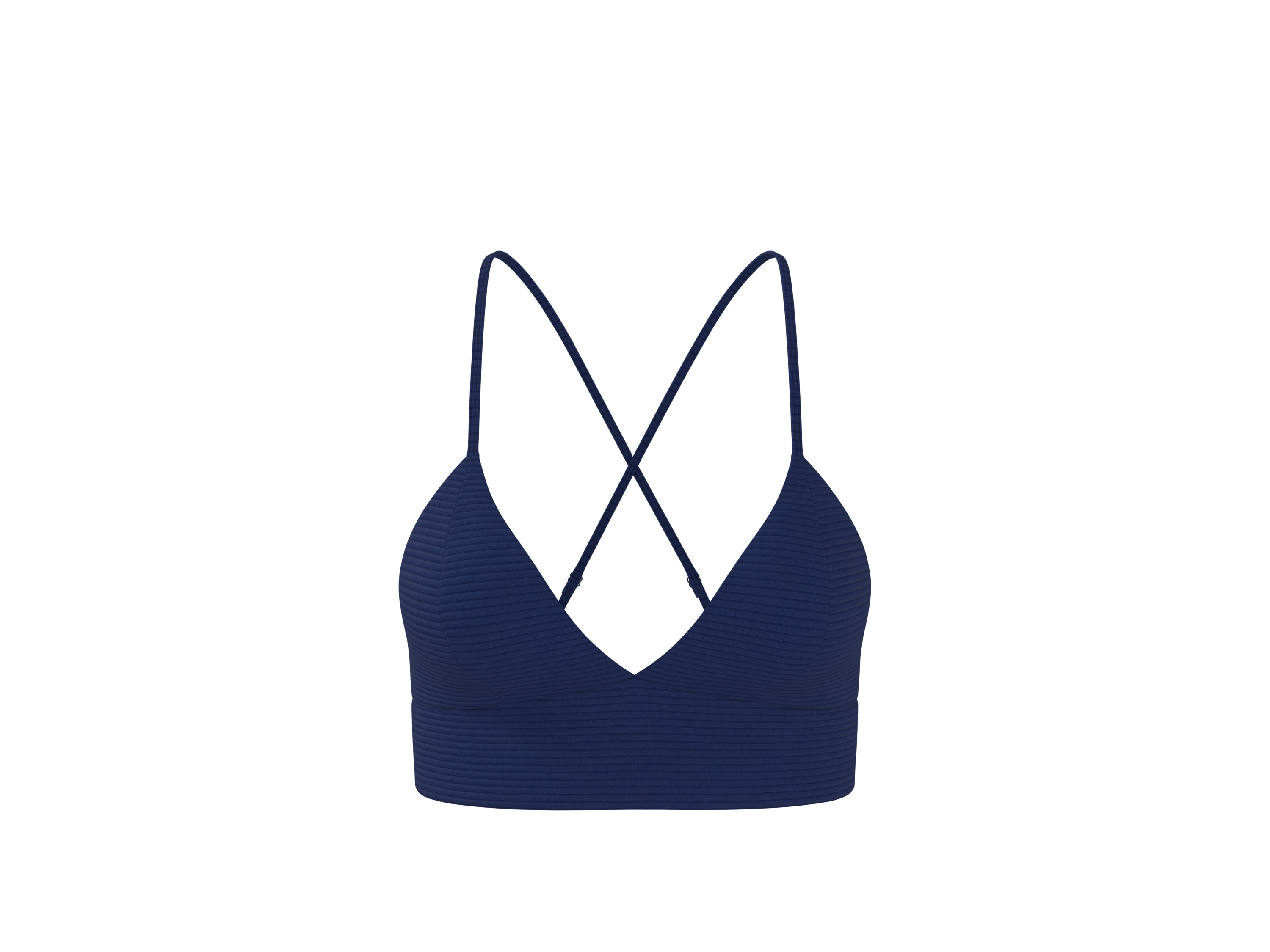 CRIVIT Damen Bikini-Oberteil / Bikini-Unterteil / Bandeau-Bikini-Oberteil (Navy, L(44/46)) – Bild 3 von 4