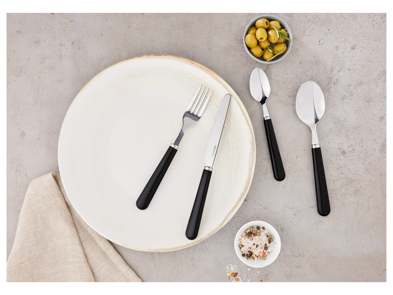 Edelstahl-Besteck-Set, 24-teilig online kaufen | LIDL