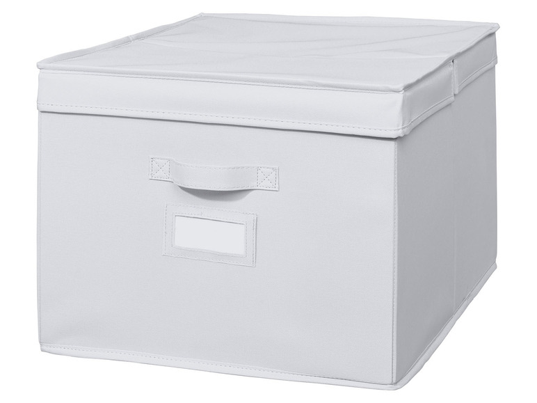 Gehe zu Vollbildansicht: LIVARNO home Aufbewahrungsboxen, mit Deckel / Schubladenaufbewahrung, 2 Stück - Bild 2