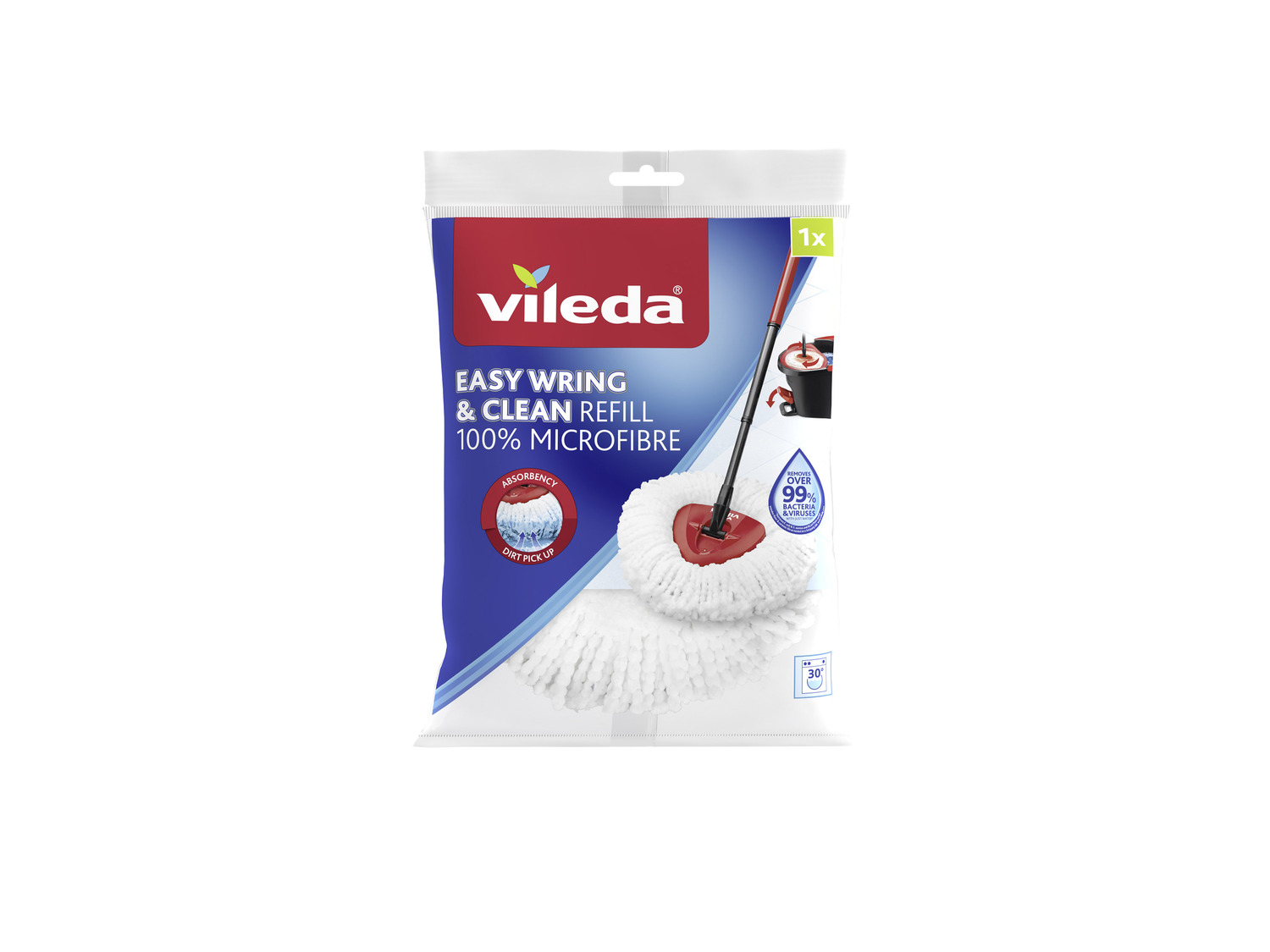 Vileda Ersatzkopf »Easy Wring and Clean«, für alle Obe…