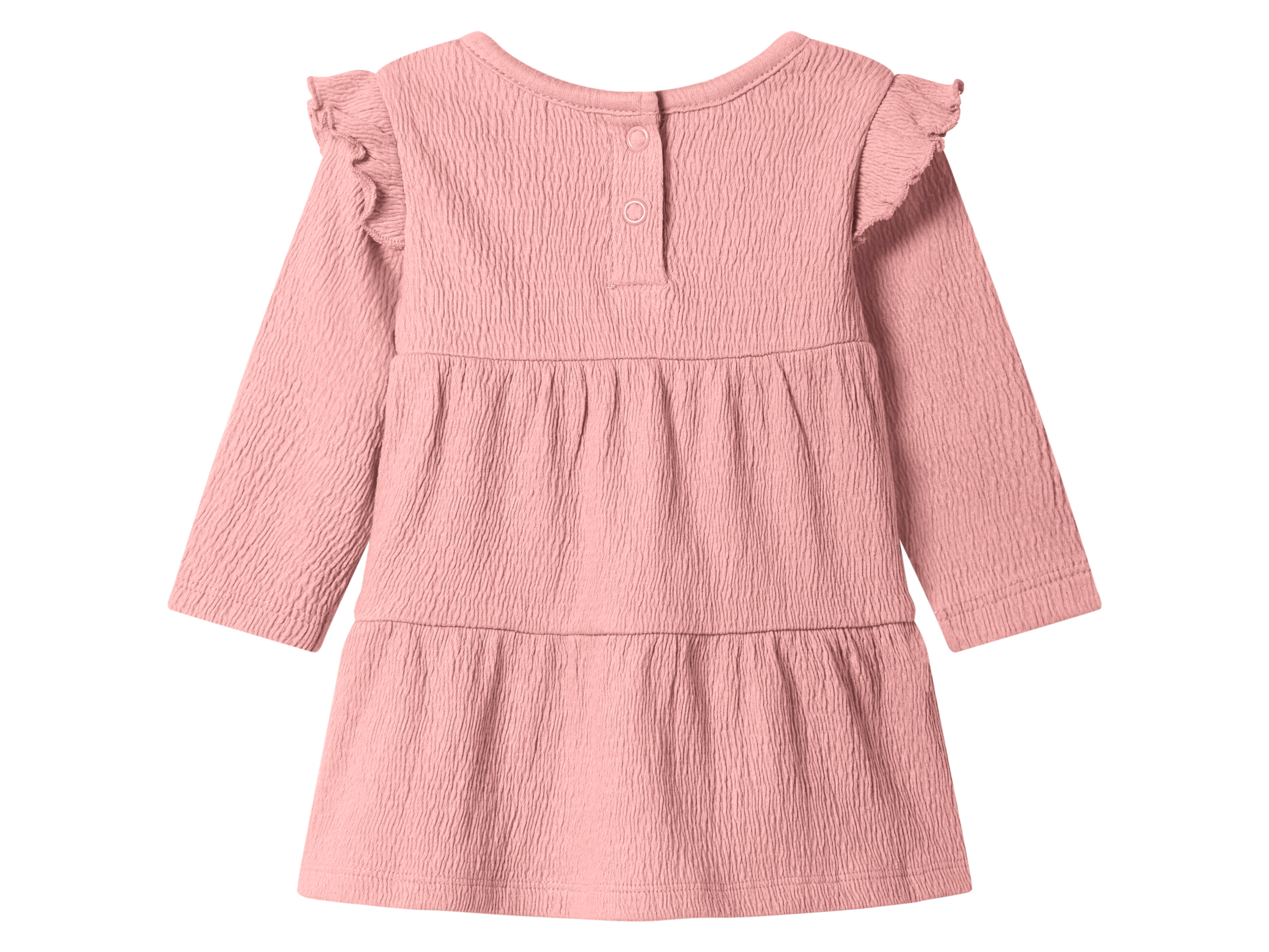Thumbnail - lupilu® Baby Mädchen Kleid langarm (rosa, 62/68)
