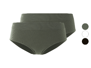 esmara® Damen Hipster, 2 Stück, seamless
