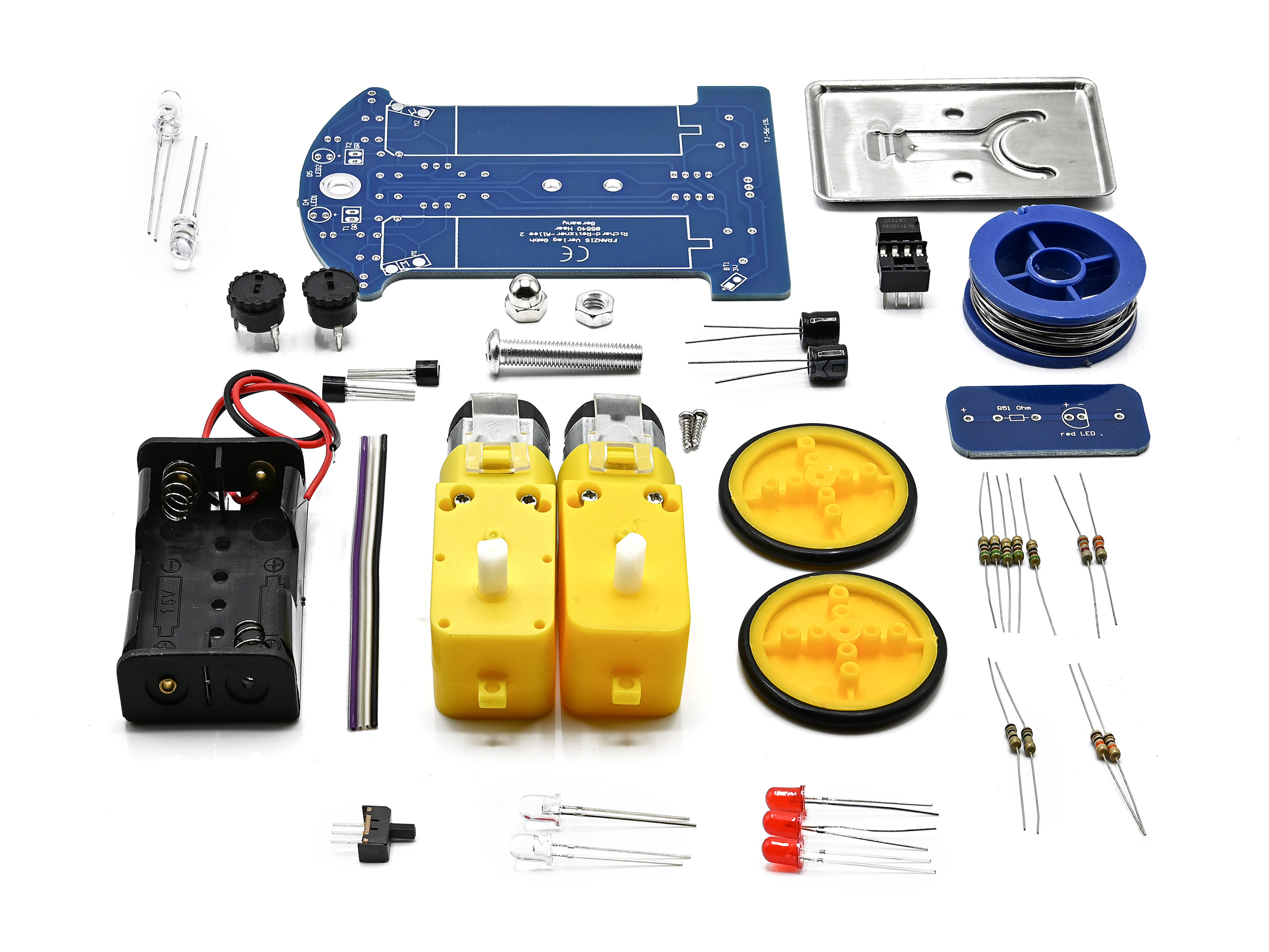 Thumbnail - FRANZIS Die Roboter-Lötwerkstatt - großes Starterset