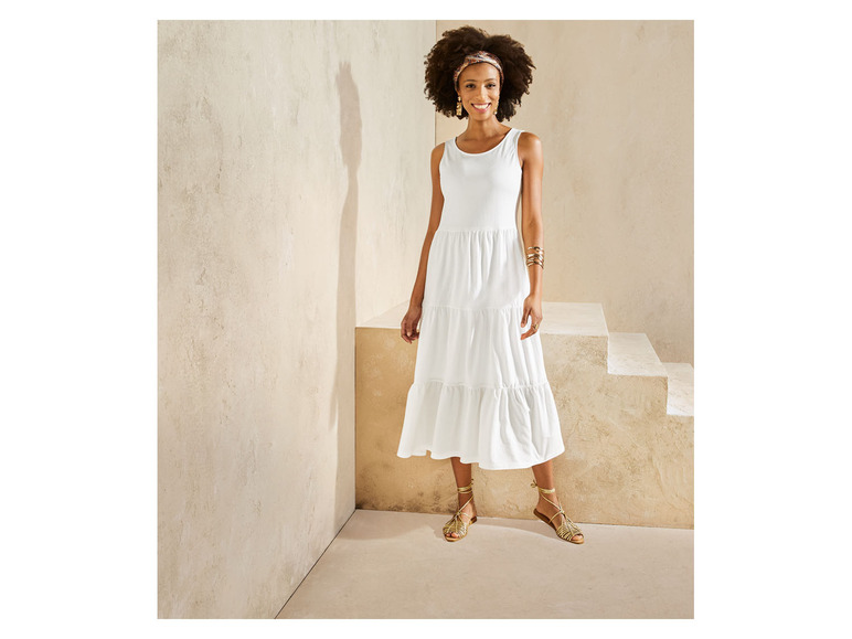 Gehe zu Vollbildansicht: esmara® Damen Kleid, aus hochwertiger Pikee-Qualität - Bild 8